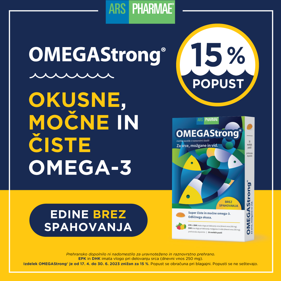 oglas Omega strong - ARS PHARMAE
